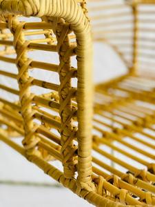 ขาโลหะสีดำเก้าอี้หวายธรรมชาติเก้าอี้รับประทานอาหาร - Product Image 4