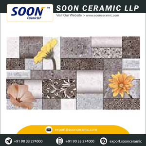 Exterior Wall Tiles with Rustic Design 250x450 Digital Porcelain Tiles Antibacterial & Non-Slip for Hotel Use - Product Image 2