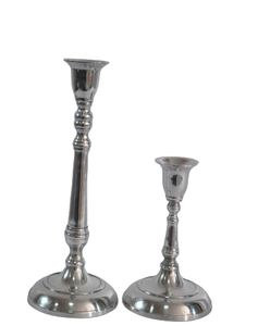 Ensemble de 2 bougeoirs photophore de qualité supérieure en ALUMINIUM et métal, chandelier - Product Image 1