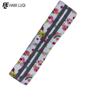 Bandes de résistance en tissu imprimé, Logo personnalisé, pour exercices de Yoga, Fitness, fessiers, hanches - Product Image 2