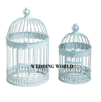 Cage à oiseaux en métal de haute qualité Cage de concepteur faite à la main de qualité supérieure Cage à oiseaux en métal de concepteur de haute qualité en gros