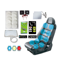 10 Ensembles Neufs AKEE 12VDC Support Lombaire Gonflable Massant pour Siège de Voiture avec Poches Internes, Ajustement Universel