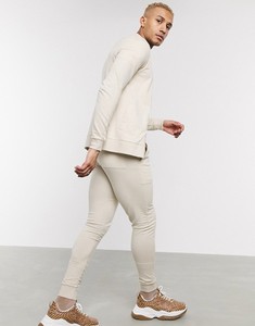 2021 Latest Design Men's Custom Zip Pullover Track Suit Men's Pullover Sweat Suit - Product Image 5