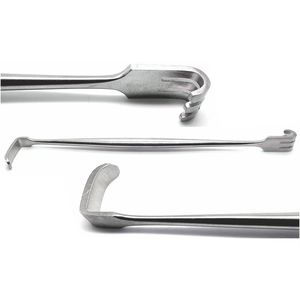 เครื่องมือถ่างแผลสแตนเลสแบบใช้มือ ขนาด 6.25 นิ้ว (15.8 ซม.) คม - Product Image 1