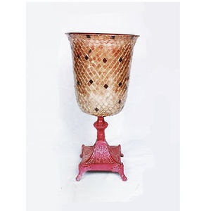 Lampe bougie rouge, scintillante décorative de mariage - Product Image 2