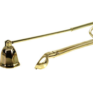 Éteignoir et coupe-bougie en laiton écologique de qualité alimentaire avec logo personnalisable - Accessoires élégants pour bougies parfumées - Product Image 1