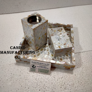 Madre perla incrustaciones Mubkhar caja bandeja conjunto especial Eid regalos madera Bakhoor quemador Madkhan bandeja para servir lavanda océano cilantro - Product Image 3