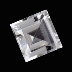 Topacio blanco Natural de corte cuadrado de 4mm, venta al por mayor, precio de fábrica, piedras preciosas sueltas facetadas de alta calidad por pieza, SOMBRA SUPERIOR - Product Image 2