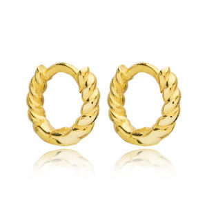 Pendientes de cartílago rizado para mujer, de 11mm, hechos a mano, turco, Plata de Ley 925, joyería para mujer - Product Image 3