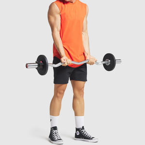 2021 nueva camiseta sin mangas de moda para hombre, camiseta de gimnasio personalizado con estampado de algodón, diseño informal multicolor, método de tejido de punto con logotipo OEM - Product Image 4