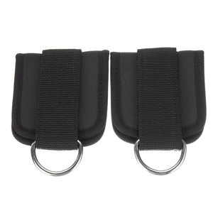 OEM de haute Qualité de Remise En Forme de Gymnastique Rembourré Noir Bride À La Cheville pour Machines à Câble - Product Image 1