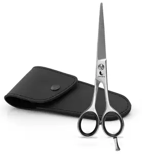 Gunting rambut kualitas profesional gunting penata rambut 5 "5.5" 6 "6.5" 7 "7.5" 8 "gunting potong baja Jepang dengan kantung.