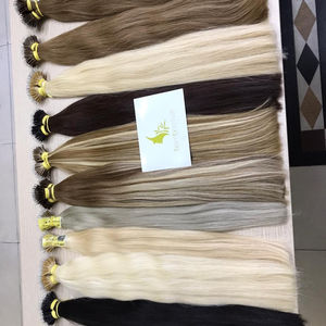 Extensions capillaires en bambou naturel à pointes NANO — naduohair, cheveux lisses, toute couleur, disponible sur plusieurs couleurs - Product Image 1