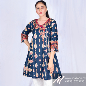 Anrakha Summer Collection Broderie numérique de pelouse pour vêtements de style indien et pakistanais - Product Image 1