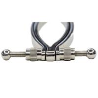 IRISCO IR-9538 Dispositifs de chasteté féminins réglables en acier inoxydable, jouets pour lèvres vulviennes, écarteur, pince pour le vagin, jouets sexuels pour femmes