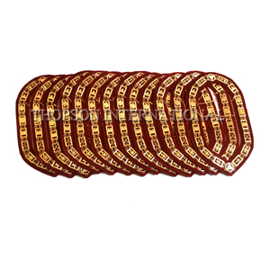 ผ้ากันเปื้อนลายรอยัลอัลมาโซนิคสำหรับงานปักหนังงานปักครอสติชสำหรับงานฝีมือเครื่องราชกกุธภัณฑ์ - Product Image 1