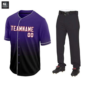 Ensemble d'uniformes de Baseball, vêtements de sport de meilleure qualité, conception personnalisée, vente en gros, pièces - Product Image 5