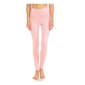 Leggings professionnels pour femmes par sublimation 2021 Offre Spéciale Pantalon en spandex/polyester sur mesure à motifs solides pour adultes - Product Image 5