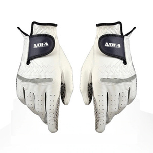 Guantes de golf de cuero cómodos para todo tipo de clima para hombres con diseño transpirable Logotipo personalizado MOQ bajo para ajuste de mano izquierda y derecha - Product Image 3