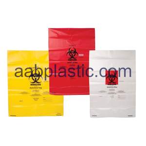 Sacs à risque biologique sac poubelle médical sacs à déchets hdpe pour médical - Product Image 3