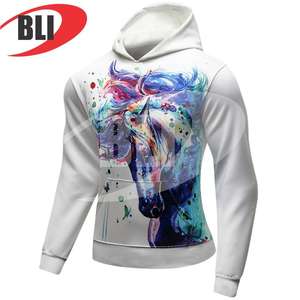 Sweat à capuche en molleton de coton et polyester de haute qualité, impression par sublimation intégrale, sweat à capuche personnalisé, sweat à capuche tendance pour hommes - Product Image 3