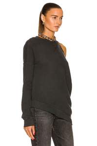 Sudadera de cuello redondo de algodón de peso pesado para mujer, sudadera de hombro liso personalizada para la temporada de invierno - Product Image 3