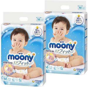 Japanse luiers Pull-up Moony Natural PM (6-10 kg) 46 psc // Japanese Pull-UP diapers Moony Natural PM (6-10 kg) 46 psc