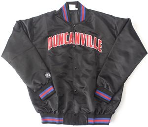 Veste professionnelle en satin avec lettres brodées, couleur personnalisée, pour sports en équipe de Baseball, collège - Product Image 3