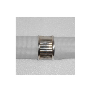 <b>Hand</b> Polished Metal Designer Napkin <b>Ring</b> Napkin <b>Holders</b> For Elegant Dining Table Wedding Party Banquet Decor - Product Image 2