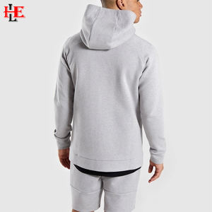 Haute qualité 100% coton hommes classique sweats à capuche imprimé à carreaux à manches longues polaire poche zippée personnalisé grande taille automne - Product Image 2