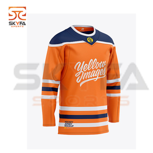 Haute qualité équipe personnalisée Polyester Sublimation maillot de hockey sur glace de hockey uniformes - Product Image 2