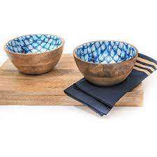 Bol à salade en bois et imprimé poli, échantillon gratuit et eau sûre, avec restaurants à salade faits main et à usage domestique - Product Image 3