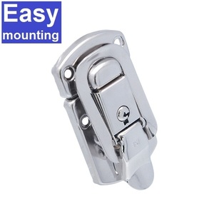 Pestillo de metal cromado y plateado para mascotas, cerradura personalizada, ferretería, oferta directa de fabricante de Taiwán HC266 - Product Image 1