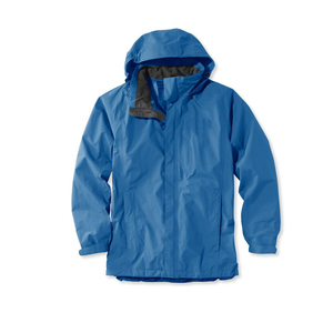 Custom <b>Men's</b> Winter Breathable <b>Raincoat</b> Windbreaker Waterproof Hooded Lightweight Coated Shell Drawcord Hem Reflective Jacket - Product Image 4