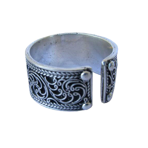 Bague en argent sterling 925 avec pierres multicolores, connecteurs de 4 mm, composants de bijoux fournis par Sejal Creation (IN;41826) - Product Image 1