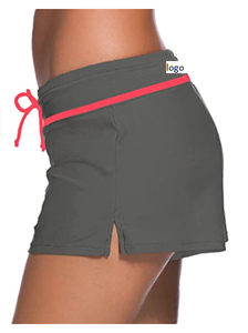 Pantalones cortos de talla grande para mujer, Shorts de POLIÉSTER + LICRA con cierre de cordón, lavado a mano - Product Image 6
