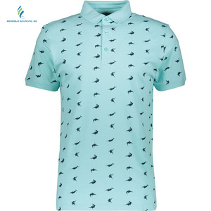 Camisa de manga corta para hombre, Polo de Color gris de alta calidad, orientada a la exportación, con cuello redondo, 100% - Product Image 4