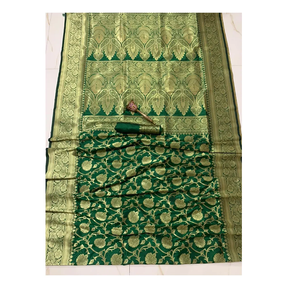 New Design Soft Silk Banarasi Saree With Best Design Zari Border At Best Price