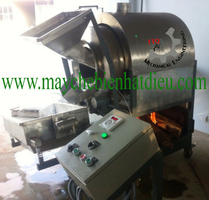 Máquina tostadora de anacardos y cacahuetes eléctrica continua suministrada por fábrica para asar nueces y frutas con sal - Product Image 3