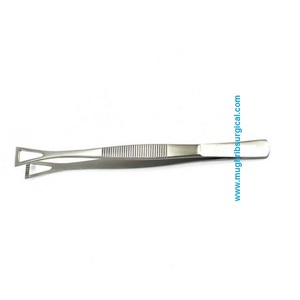 Pince à dissection de tissus Duval en acier inoxydable de haute qualité mâchoire 10mm 14.5cm Fabricant et exportateur d'instruments chirurgicaux - Product Image 4