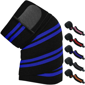 Bandes de protection sportives respirantes et réglables pour le genou, idéales pour la musculation - Product Image 2