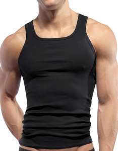High Quality Mens Cotton Tank <b>Top</b> for Summer OEM Plus Size Fitness Gym Tank <b>Top</b> for Comfortable Workouts Men Tank <b>top</b> - Product Image 5