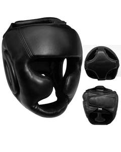 Casco de entrenamiento transpirable de protección de cabeza de boxeo de cuero PU de alta calidad profesional para protección de Kick Boxing Color personalizado - Product Image 3