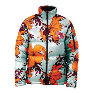 ¡Novedad de 2025! Chaqueta acolchada con cuello levantado para hombre, abrigos impermeables de burbujas de invierno, sublimación impresa Digital 3D directa - Product Image 1