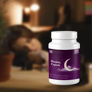 GABA melatonin 최적화 수면 60 캡슐 도움이 좋은 밤 수면 대만 공장