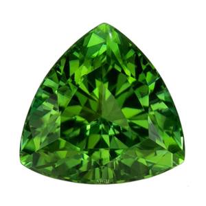 Turmalina verde natural de corte trillón de 8mm, precio al por mayor, piedras preciosas sueltas facetadas de alta calidad | TURMALINA VERDE NATURAL | - Product Image 1