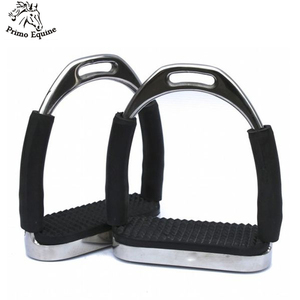 Étrier Flexy avec logo personnalisé Accessoire équestre métallique durable en acier inoxydable de haute qualité avec fonction de sécurité pour l'équitation - Product Image 4