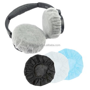 Pelindung Keringat dan Debu Sekali Pakai untuk Kafe Internet, Bahan Non-woven 	 Set Mikrofon