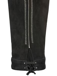 Suede Black <b>Leather</b> Lederhosen for Men Custom Embroidered Shorts Traditional German <b>Outfit</b> Comfortable Vintage Bavarian Fashion - Product Image 5