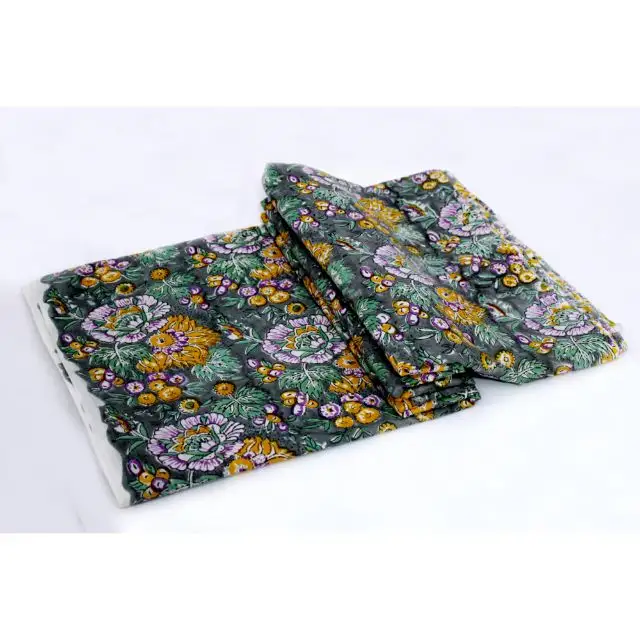 Tissu à motifs imprimés floraux, lot de 50 étoffe en coton pur, blocs à main, Textile imprimé, fabrication de robes, fournitures